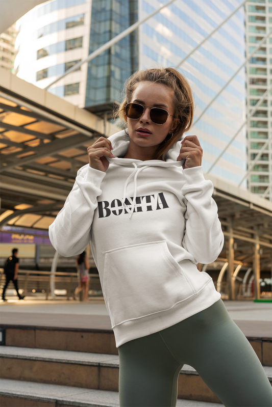 Bonita White Hoodie